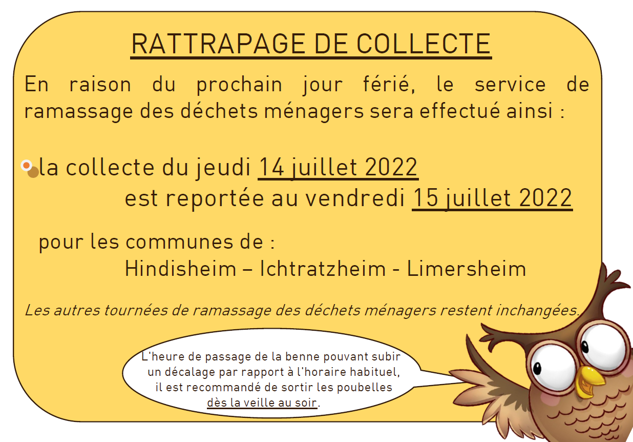 2022 Juillet Rattrapage collecte